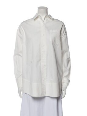 SER.O.YA White Oversized Button-Up Shirt